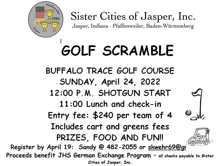2022 Golf Scramble Flyer