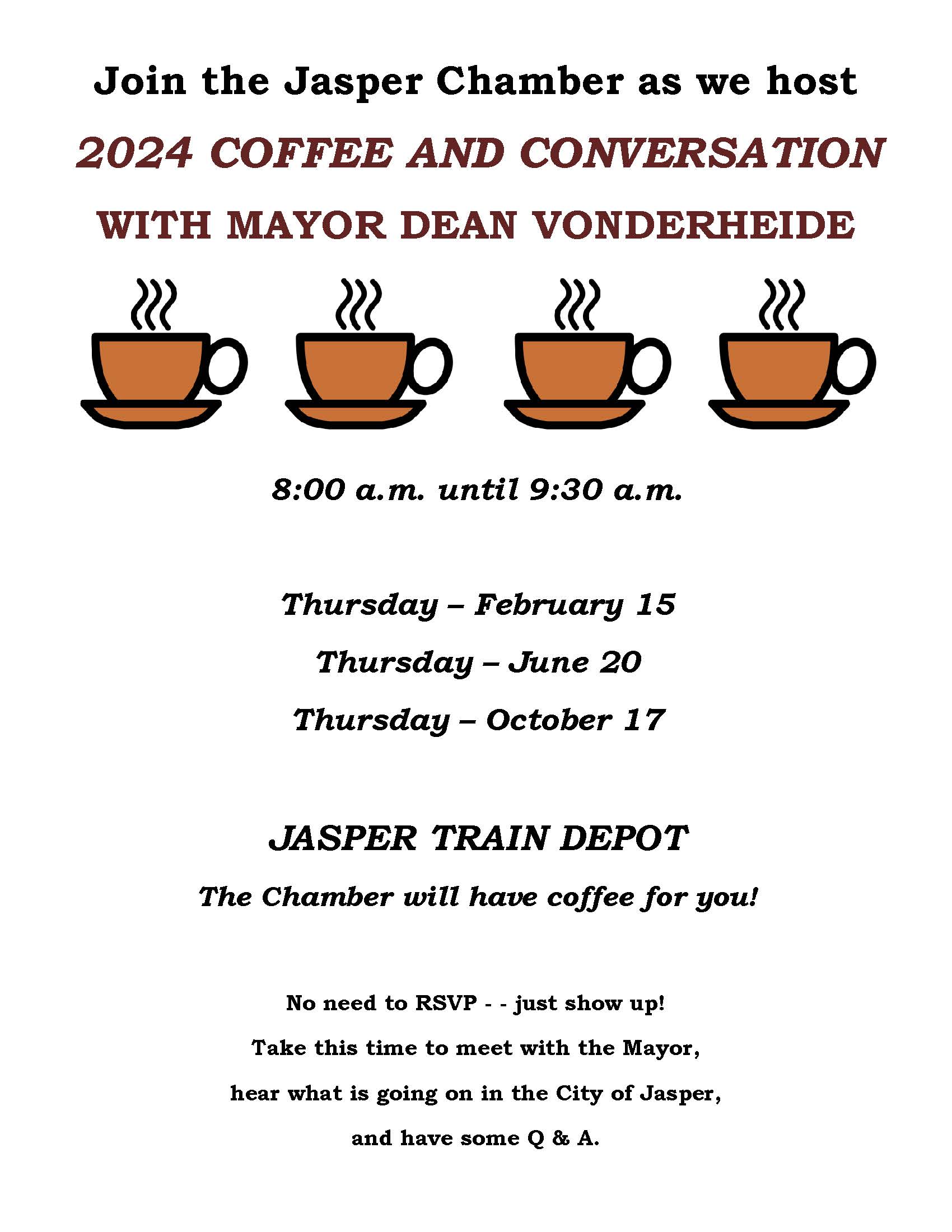 Coffee with the Mayor