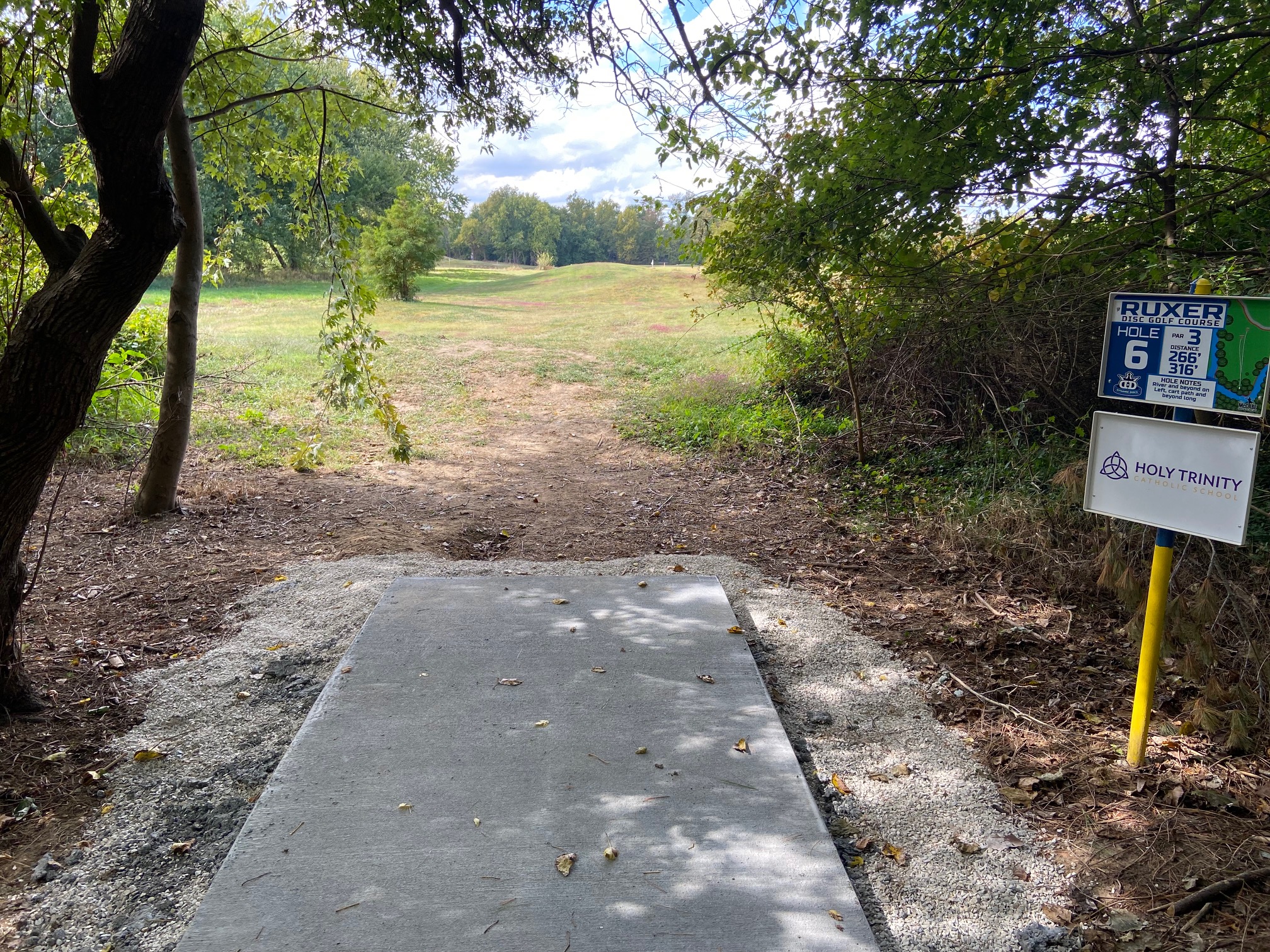 Ruxer Disc Golf hole 6