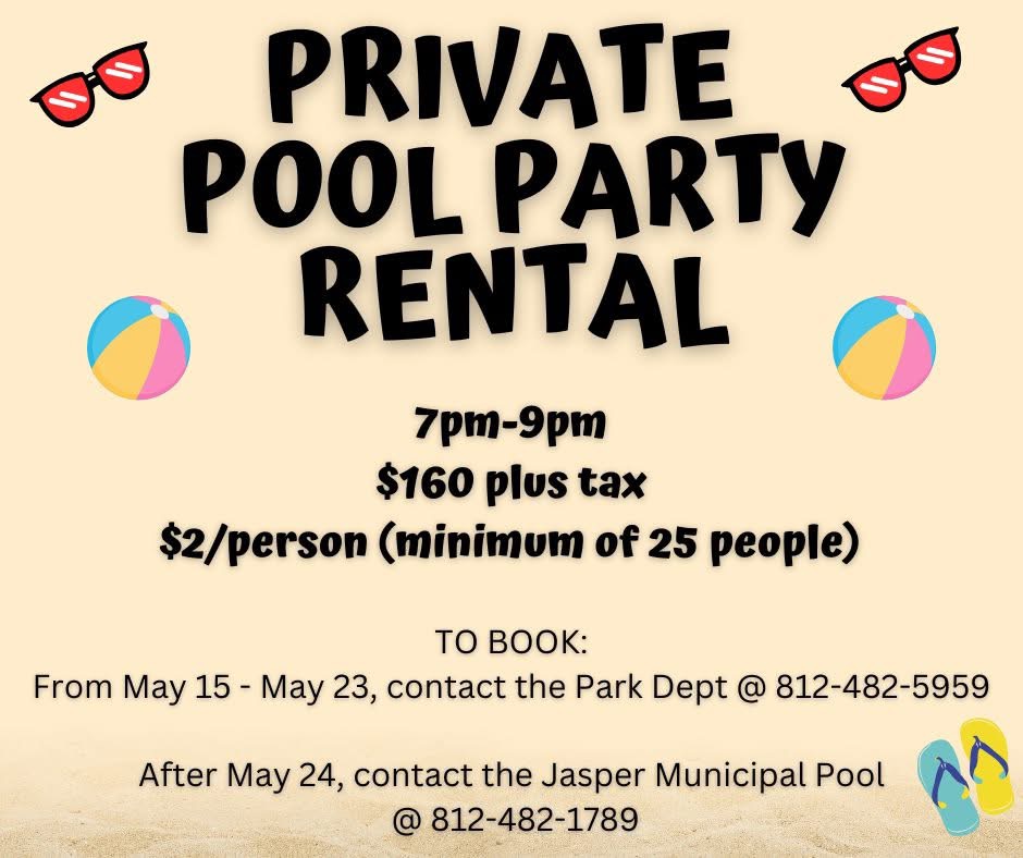 party rental flyer